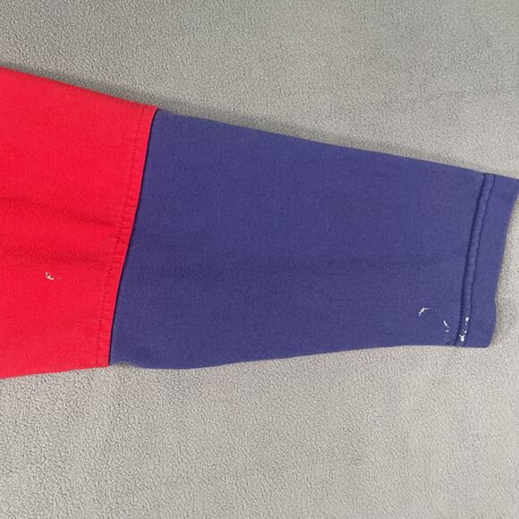 Richard Simmons Vtg Jacket Womens 18W Black Red Blue White Knit Full Zip Pocket - Picture 8 of 12